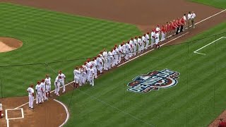 PHI@CIN: Reds starters introduced at Great American