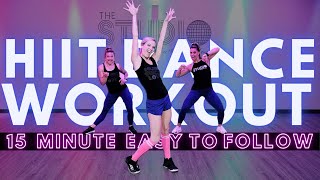 15 Minute Cardio HIIT Dance Workout for Beginners | Easy to Follow | World Music Vibes