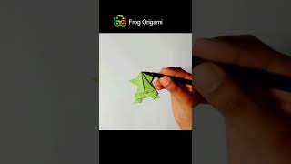 How to Make Frog Origami #shorts