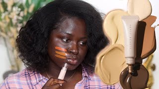 *New* Fenty Beauty Bright Fix Concealer On Deep Dark Oily Skin - These shades th