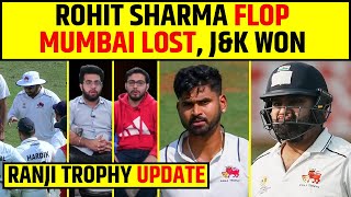 BIG UPSET JAMMU \u0026 KASHMIR BEAT MUMBAI IN RANJI, ROHIT SHARMA FLOP SHOW CONTINUE