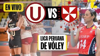 UNIVERSITARIO VS U. SAN MARTÍN: EN VIVO🔴 | SIGUE LA LIGA PERUANA DE VÓLEY 2024 🏐 - LATINA