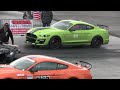 hellcat vs shelby gt500 muscle cars drag racing