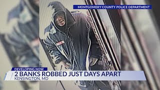 Police releases photo of suspect involved in series of armed bank robberies in Kensington