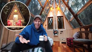 The GLASS MICRO HOUSE Interior is FINISHED (On a Budget!)