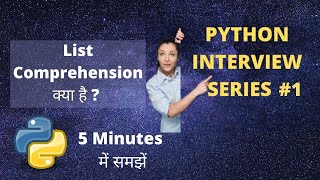 List Comprehension in Python || Easy Hindi tutorial || Python Interview questions #1