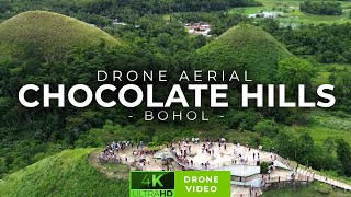 Chocolate Hills Bohol Drone Video | DJI Mini 3 aerial of Chocolate Hills Viewpoint in Carmen Bohol