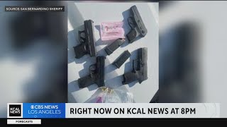 San Bernardino deputies seize over 900 guns and nearly 2,000 pounds of meth in ongoing operation