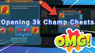 Lords Mobile- Opening 3k Champ Chests \u0026 Buying new packs