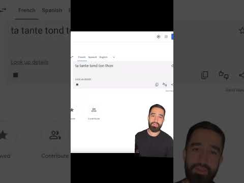 What language is tante?
