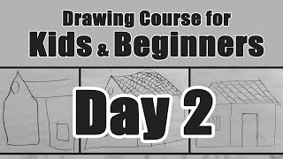 Drawing Class for Kids and Beginners - Day 2 | Basics of Drawing for Beginners | How to Draw