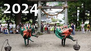 【流し見・作業用】 2024年若宮八幡神社例大祭 【石浦獅子】