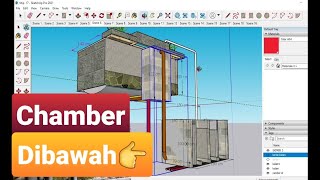 DESAIN KOLAM KOI FILTER CHAMBER DIBAWAH KOLAM