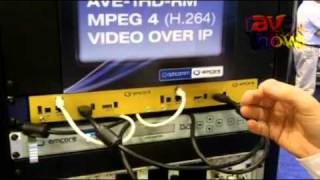 InfoComm 2011: Opticomm-Emcore Highlights Its AVE-1HD-RM MPEG4 Video Over IP