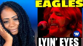 FIRST TIME REACTING TO EAGLES- LYIN' EYES (LIVE 1977) (Official Video)