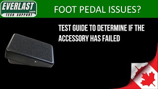 Foot Pedal Test Guide.