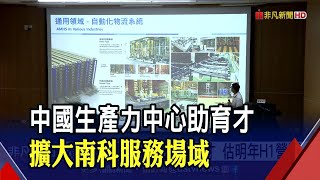 驅動企業數位轉型!中國生產力中心力推智慧製造 擴大南科服務場域培育人才｜非凡財經新聞｜20211022