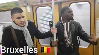 Français | Évangélisation dans le métro de Bruxelles | Pasteur C-Maias