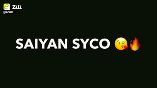 Saiyaan Psycho Black Screen Status | iMovie Status Videos | New Trending Black Screen Status