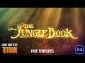 After Effects Tutorial: Cinematic Title Animation in After Effects - No Plugins | Free Templates