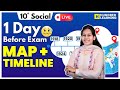 10th Social 1 Days Before Exam MAP & TIMELINE | 2nd Mid Term | Important Questions |  #centumhacks