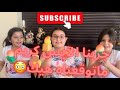 جربنا ايسكريم المانجو والخوخ 🥭🍑مع تالا وأمير 🫣ماتوقعنا الطعمة😯 #icecream #ترند