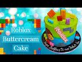 Easy Roblox Buttercream Cake Roblox Cake Decorating Idea| Roblox Cake