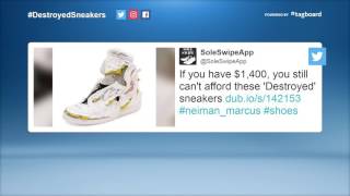 Neiman Marcus sells destroyed-looking sneakers