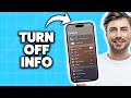 How To Turn Off Photo Information On iPhone 2026 (Step-By-Step Tutorial)
