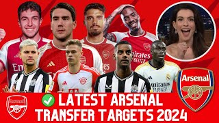 🚨 ARSENAL TRANSFER NEWS | LATEST TRANSFER TARGETS PLANS AND OBJECTIVES 2024 🔥