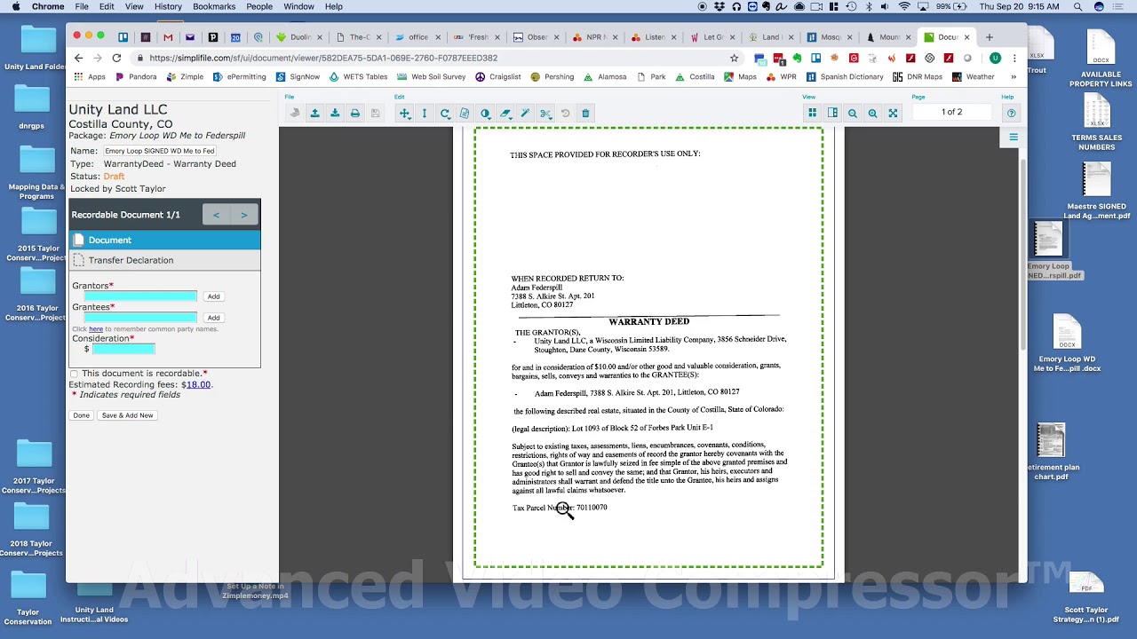 Using Simplifile Youtube