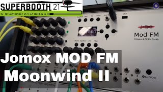 SUPERBOOTH 2021  Jomox MOD FM + Moonwind II