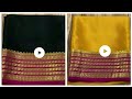 Mysore Crepe Silk Sarees With Opening Video | Silk Mark Certified