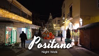 Positano, Italy | Binaural Night Walk Video 4K