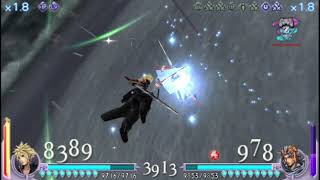 Final Fantasy Dissidia Cloud's Finishing Touch + Omnislash Limit Break