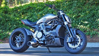 Xdiavel with Insane Custom Brushed Steel Tank!!!