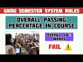 gndu semester system rules 2024 2025 gndu exams me passing marks kitne hai gndu exam news