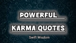 powerful Karma Quotes | What Goes Around Comes Around | Quotes On Revenge