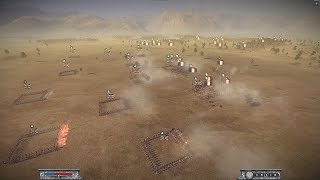 French cavalry vs British square formation - Napoleon total war