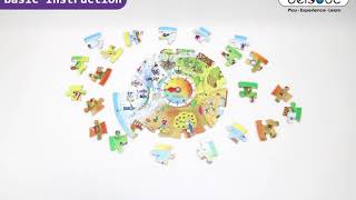 Beleduc XXL Learning Puzzle 4 Seasons