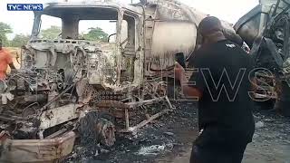 BREAKING: At Least Four Persons Including Pregnant Woman Confirmed Dead In Rivers Tanker Explosion