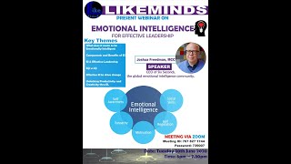 Emotional Intelligence for Effective Leadership by Joshua Freedman, MCC dated 30th June 2020