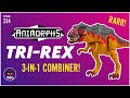 TRDQ: Animorphs Tri-Rex Review - 3 in 1 T-Rex Combiner!