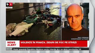 ACTUALITATEA CU TUDOR MUȘAT.  CIOCNIRI ÎNTRE POLIȚIE ȘI MANIFESTANȚI IN FRANȚA.  P2/2