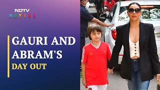 Gauri Khan And AbRam's Day Out In The City