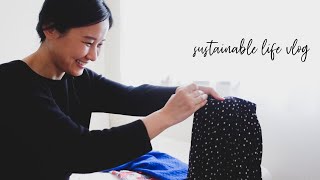 [ サステナブルな暮らしvlog ] 100回着る服 / ピンクのサンドイッチ