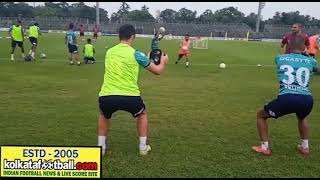 Florentine Pogba joins today's practice session of ATK Mohun Bagan