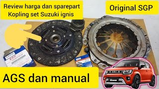 REVIEW HARGA DAN SPAREPART KOPLING SET SUZUKI IGNIS, MANUAL DAN AGS, KAMPAS KOPLING, MATAHARI,