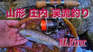 山形 庄内 NZ River 渓流釣り