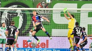 Highlights: FC St.Gallen vs. FC Basel (0:3) - 01.04.2017